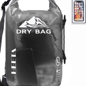 Gray Waterproof Heeta Duffel Bag for Women or Men